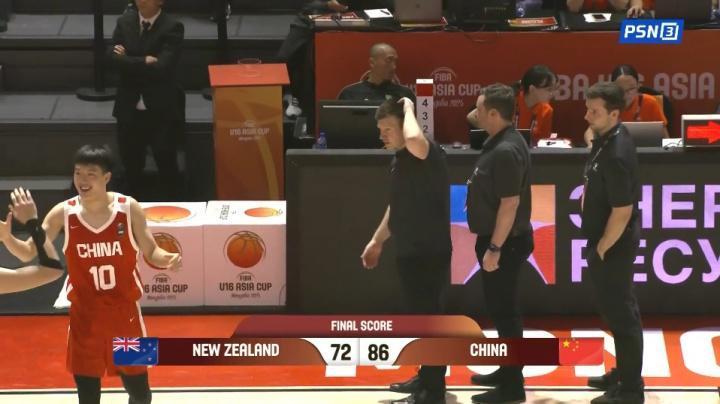 又是你！中国男篮U16和成年队亚洲杯都是击败新西兰进决赛！
